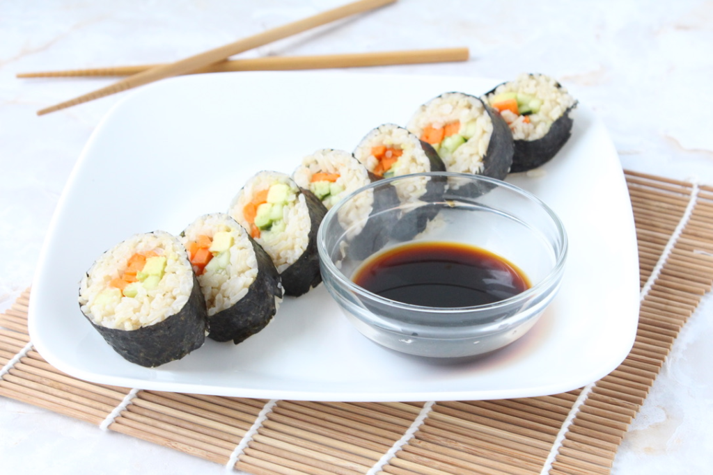 How to Make Easy Cucumber Avocado Sushi Rolls - Simply Plant Based Kitchen